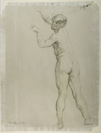 Male Nude Standing by William Orpen